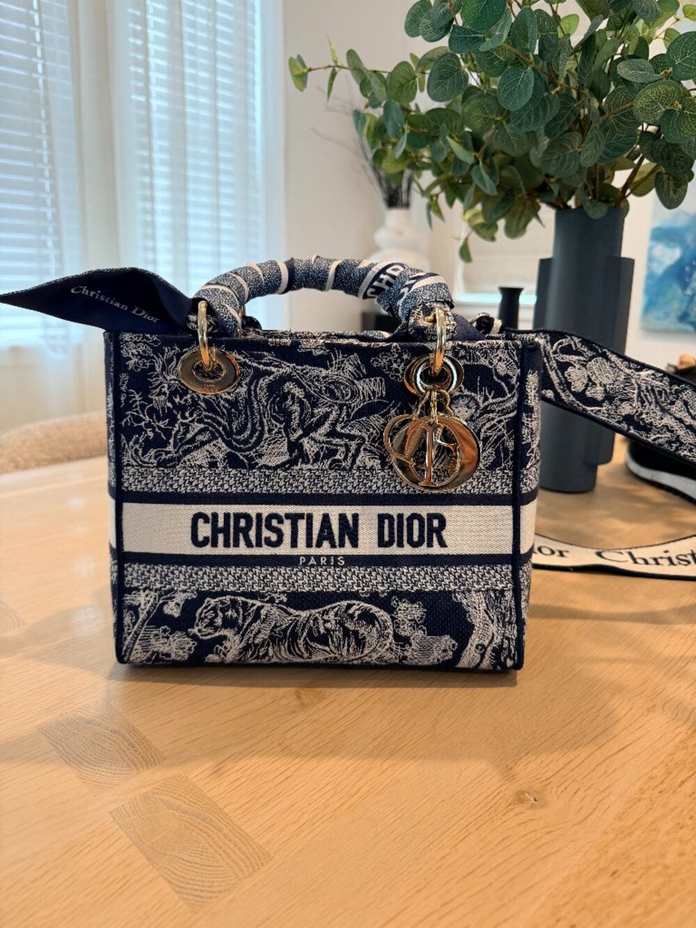 Christian Dior Lady D bag like new.Medium